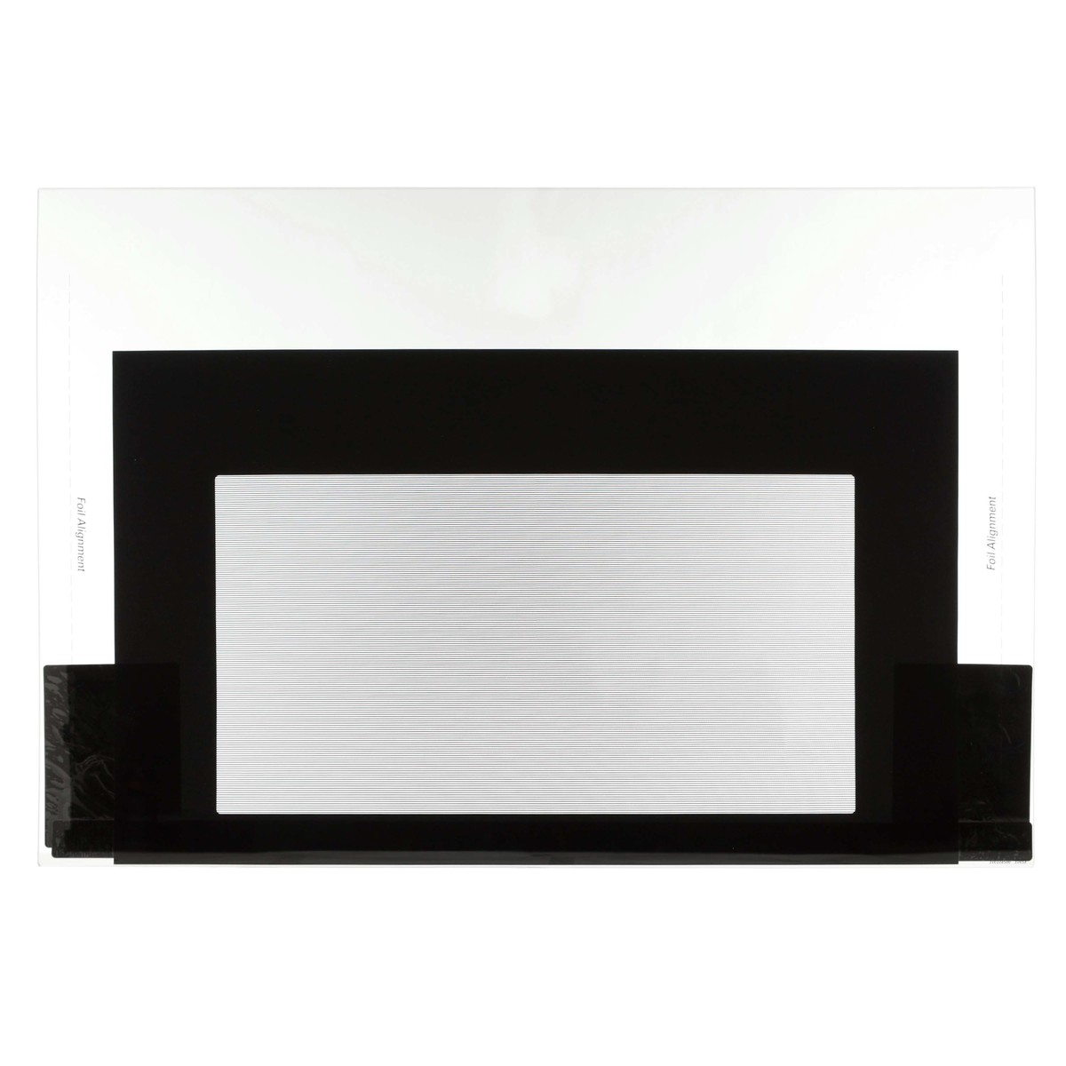 316452758 - Genuine OEM Frigidaire Range Outer Oven Door Panel & Glass, Black