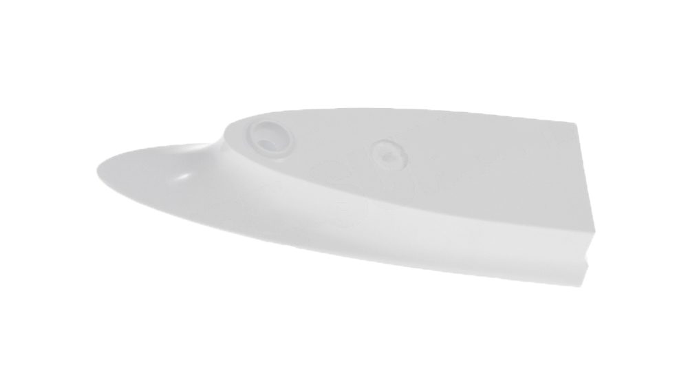 WPW10429492 - Genuine OEM Whirlpool Range Oven Door Handle End Cap, White