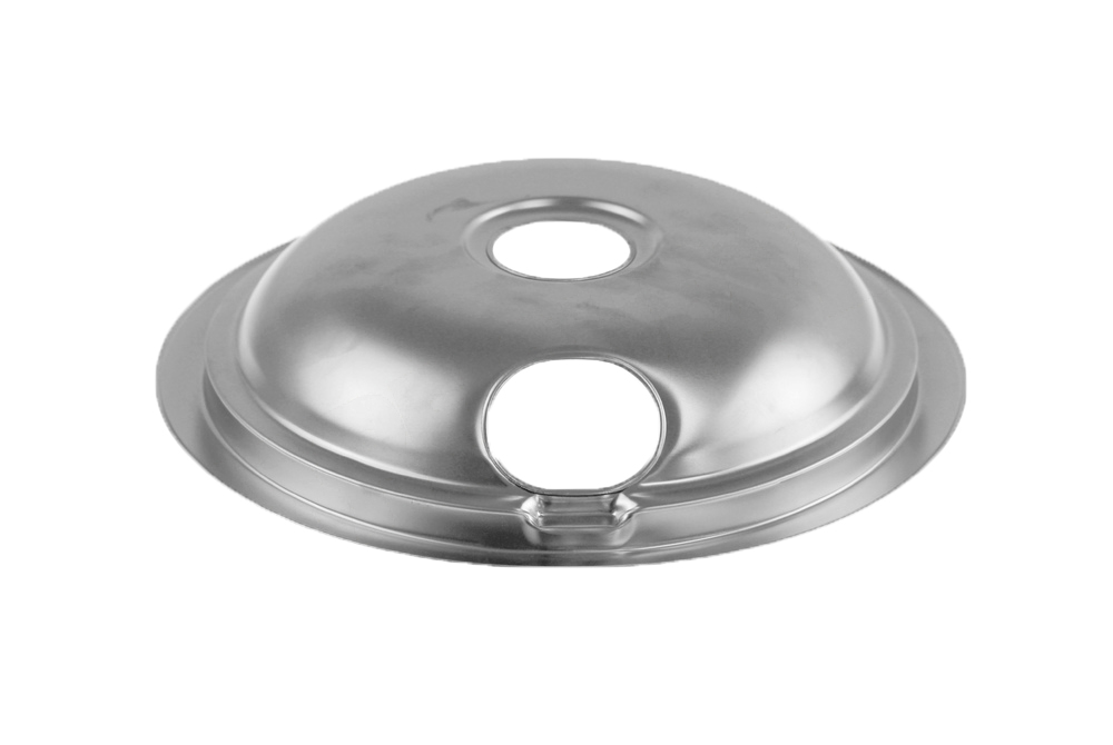 W10196405RW - Genuine OEM Whirlpool Range Drip Bowl, Chrome, 8"