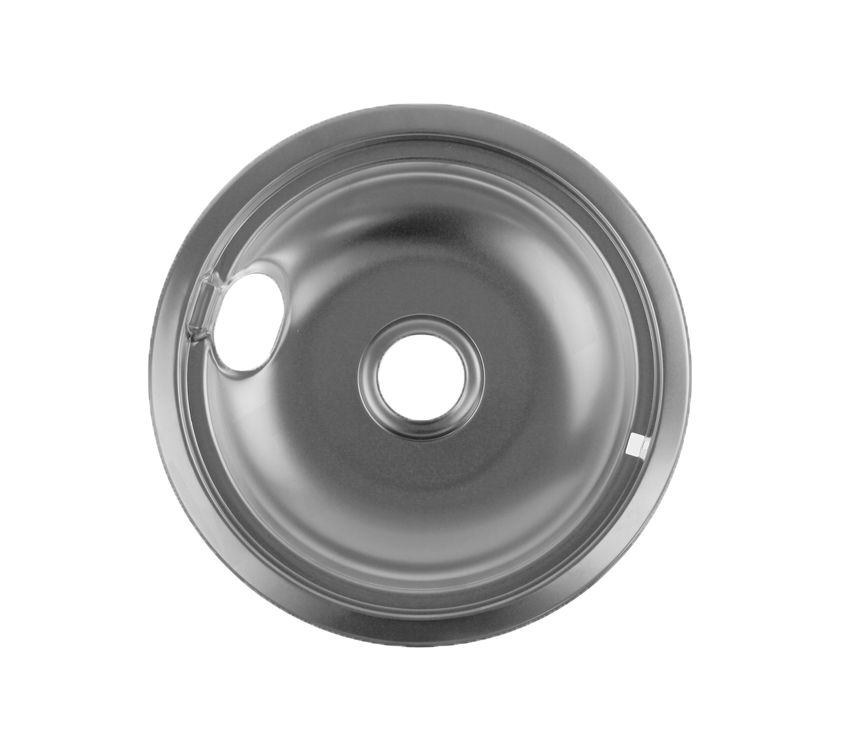 W10196405RW - Genuine OEM Whirlpool Range Drip Bowl, Chrome, 8"