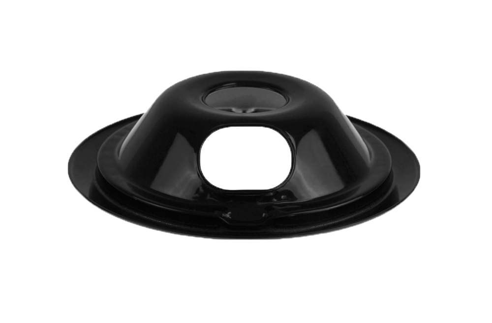 W10290353RW - Genuine OEM Whirlpool Range Drip Bowl, Black, 6"