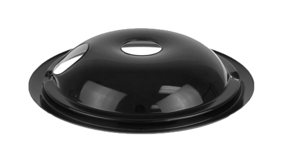 WG02L01430 - Genuine OEM GE Range Drip Bowl, Black, 8"