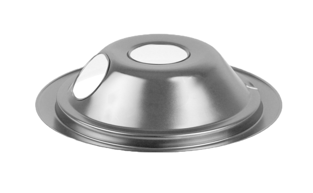 WG02F00094 - Genuine OEM GE Range Drip Bowl, Chrome, 6"