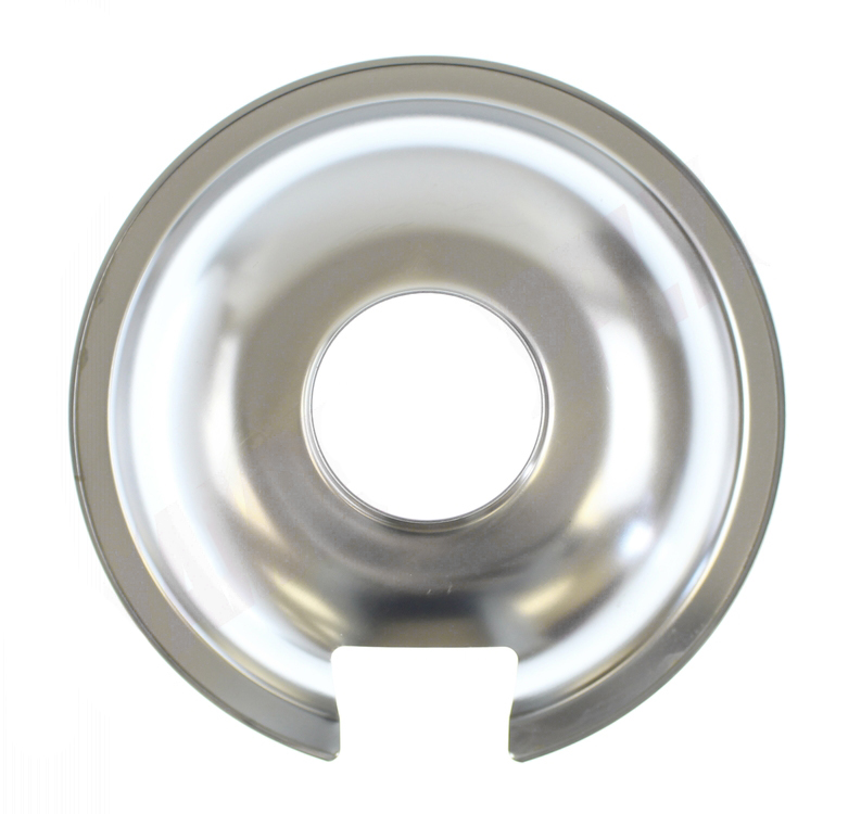 715877 - Genuine OEM Whirlpool Range Drip Bowl, Chrome, 6"