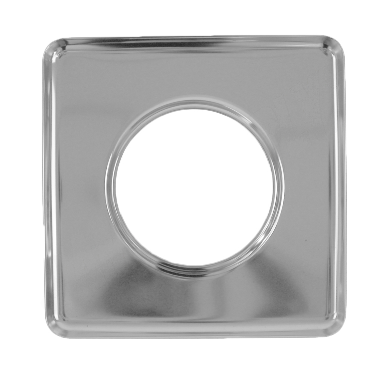 WPY0060872 - Genuine OEM Whirlpool Gas Range Drip Bowl Trim, Chrome, 8"