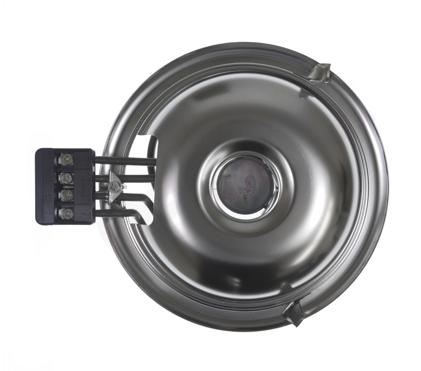 WG02A00707 - Genuine OEM GE Range Coil Surface Element & Drip Bowl Set, 8", 2100W