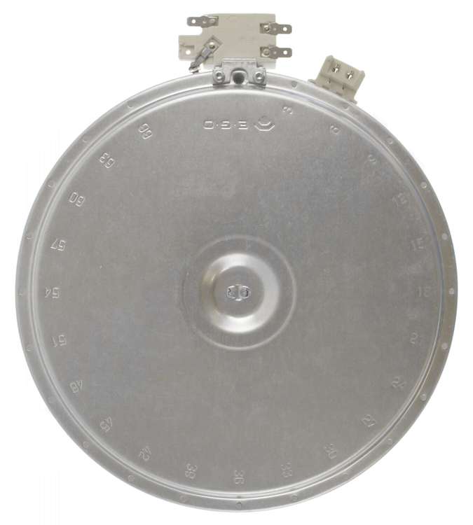 WG02F04309 - Genuine OEM GE Range Dual Radiant Surface Element, 9", 1000/2500