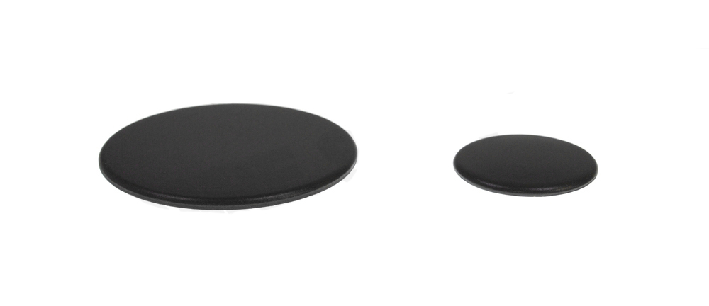 W10814915 - Genuine OEM Whirlpool Range Surface Burner Caps, Black