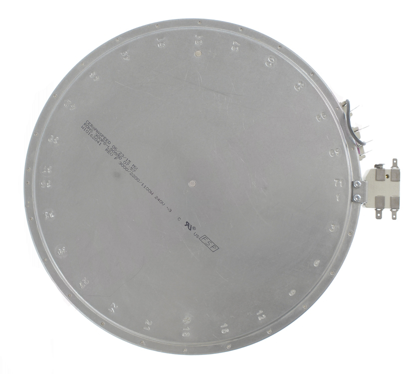 WPW10162041 - Genuine OEM Whirlpool Range Triple Radiant Surface Element, 12", 1100/2200/3000W