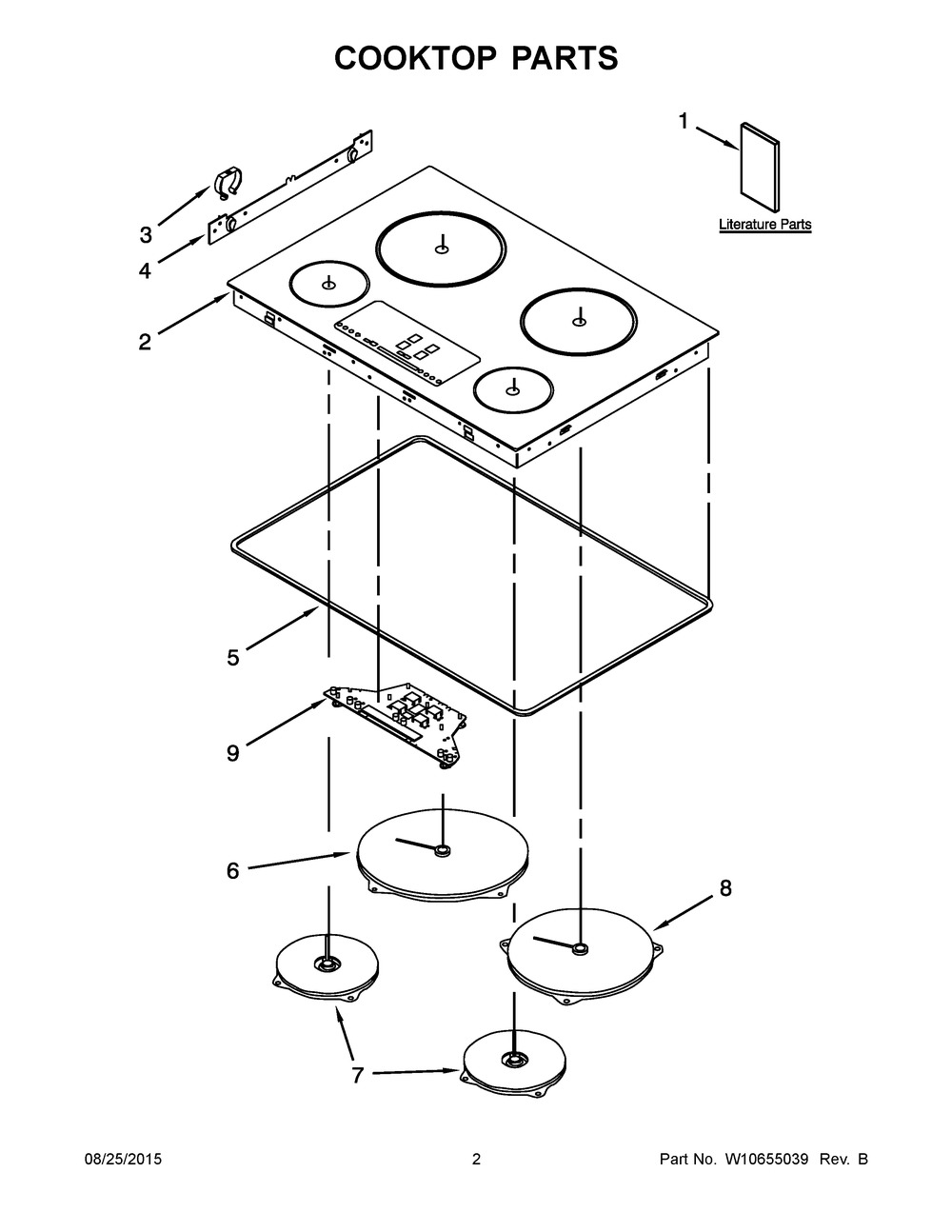 W10328387 - Genuine OEM Whirlpool Range Hotplate Surface Element