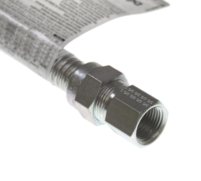 D9001722 - Genuine OEM Universal Stainless Steel Gas Connector Flexline 1/2" MIP x 1/2" FIP, 72"