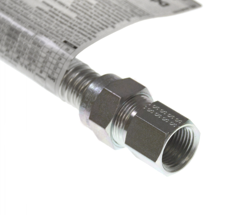 D9000618 - Genuine OEM Universal Stainless Steel Gas Connector Flexline 3/4" FIP x 3/4" FIP, 36"