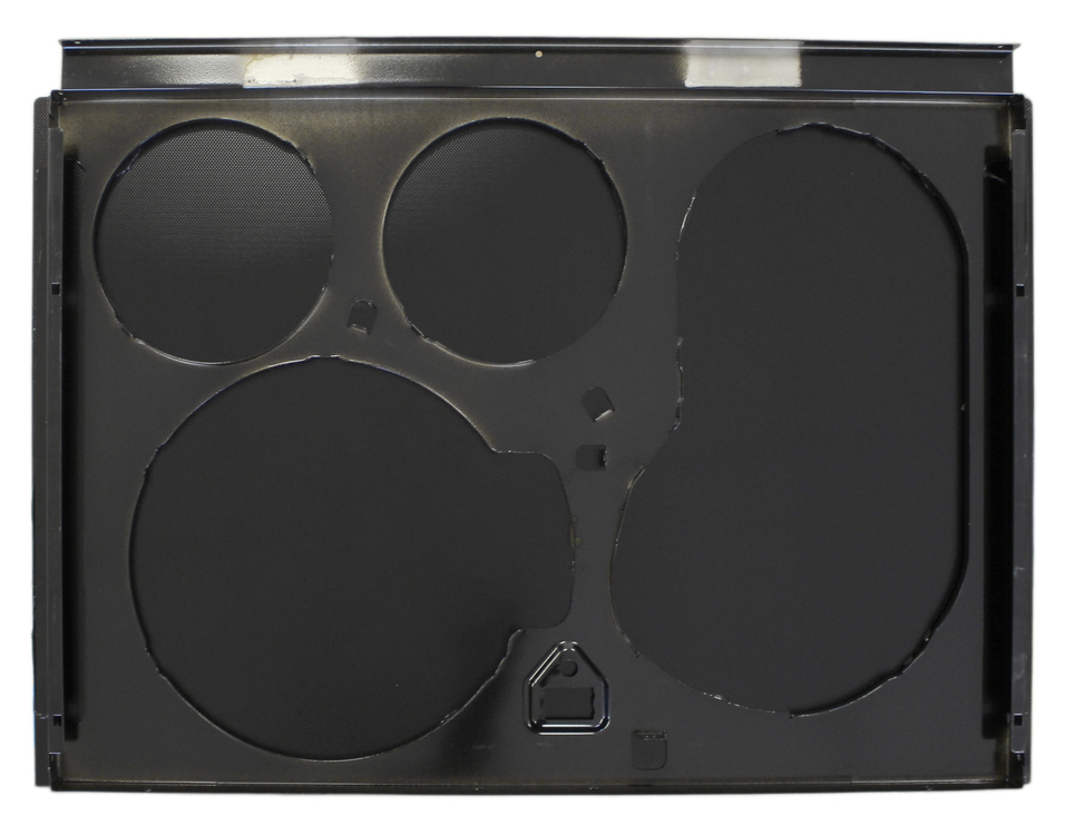 WS01L12305 - Genuine OEM GE Range Main Cooktop Glass, Black