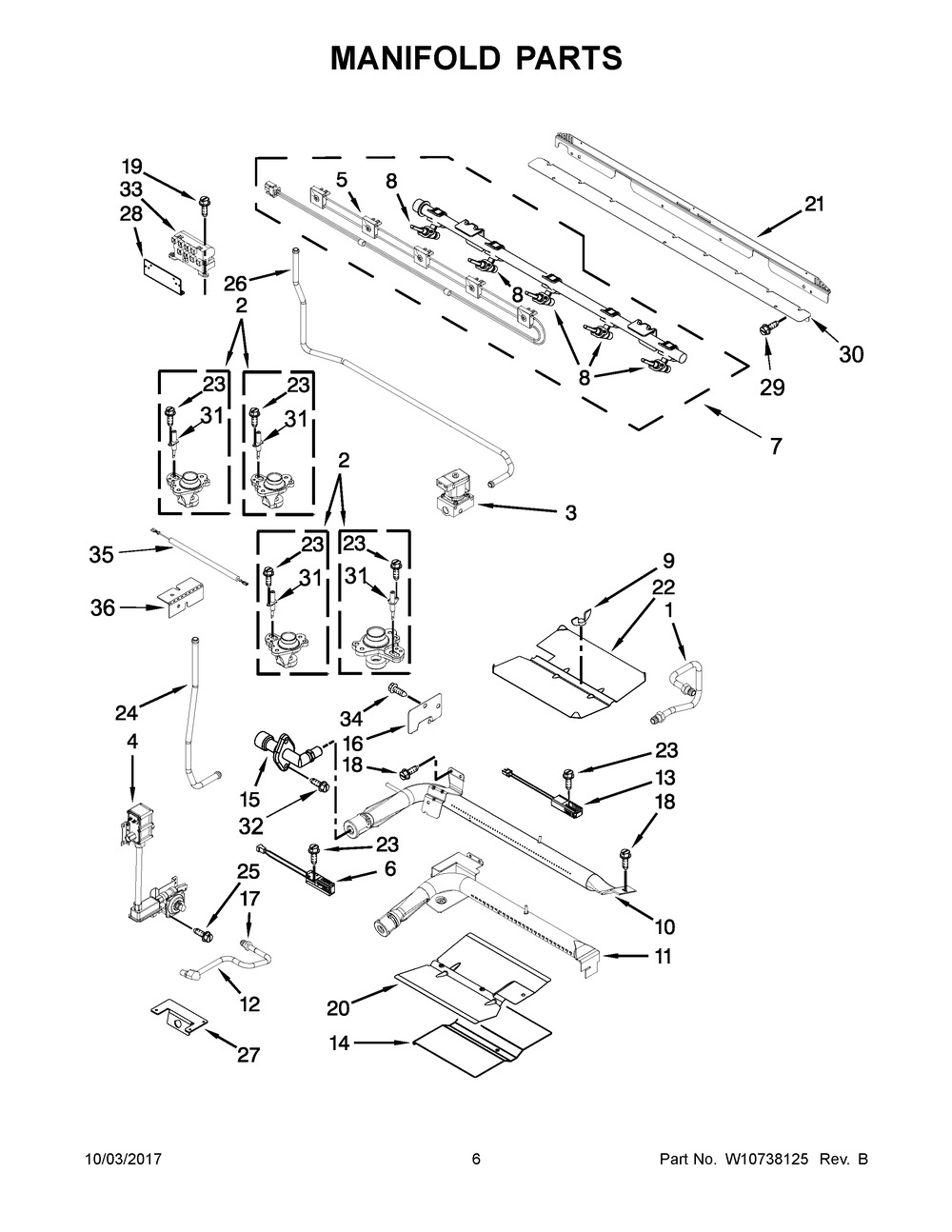 WPW10407676 - Genuine OEM Whirlpool Range Surface Element Ignitor