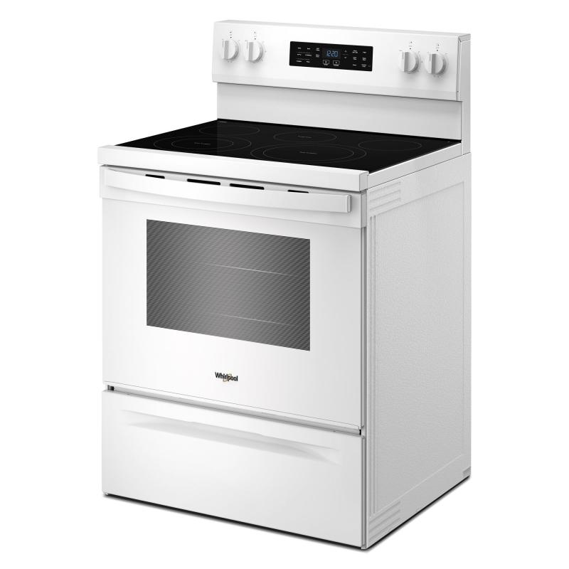 30" Whirlpool Electric Range with Air Cooking Technology - YWFES5730SW