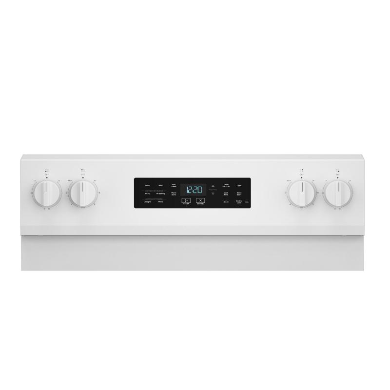 30" Whirlpool Electric Range with Air Cooking Technology - YWFES5730SW