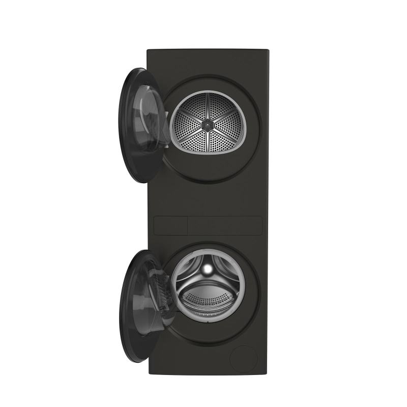 Whirlpool Compact Front Load Ventless Heat Pump Laundry Tower with 3.2 Cu. Ft Washer and Electric 4.3 Cu. Ft Dryer -- YWFH5424SJ