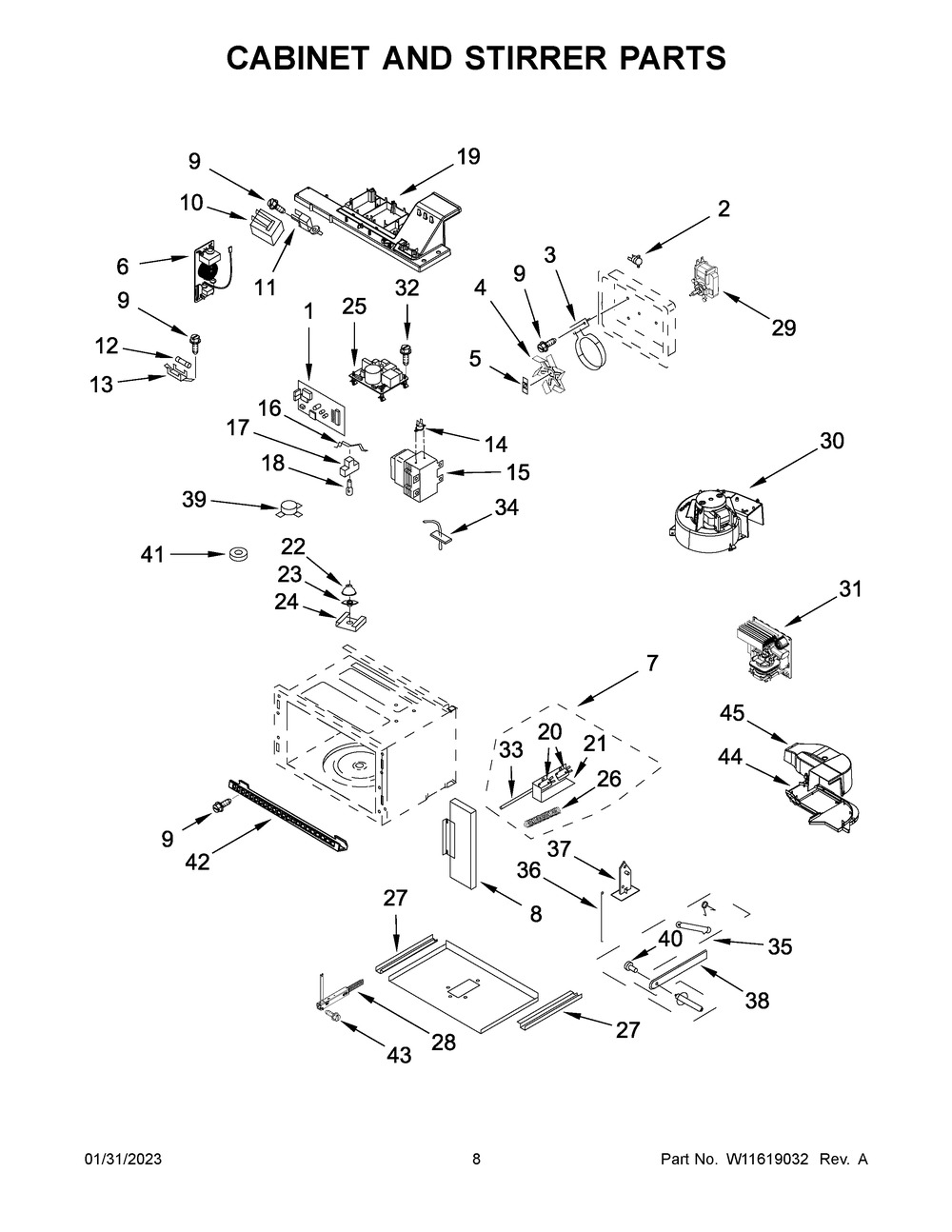 W11534564 - Genuine OEM Whirlpool MTR-CONVCT