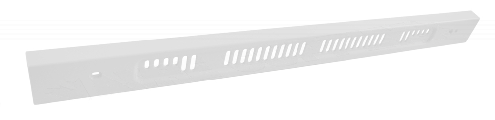 W10817433 - Genuine OEM Whirlpool Range Door Vent Trim, White