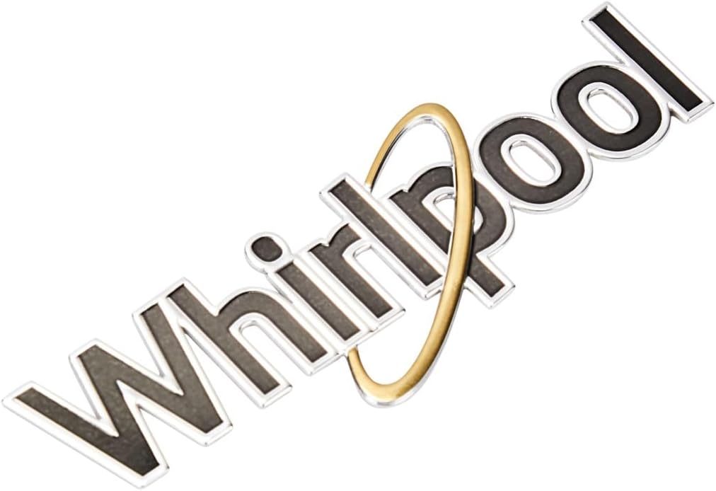 W11178521 - Genuine OEM Whirlpool Range Nameplate, Black
