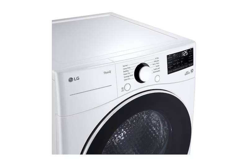 27" LG 7.8 Cu. Ft. 6 Motion Direct Drive Dryer with Heat Pump - DLHC3602W