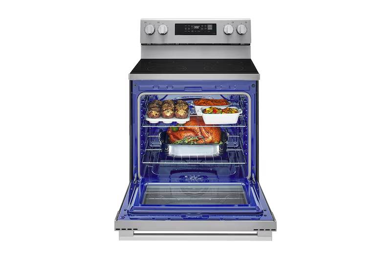 30" LG 6.3 Cu. Ft. Probake Convection Freestanding Range - LREN6321YE