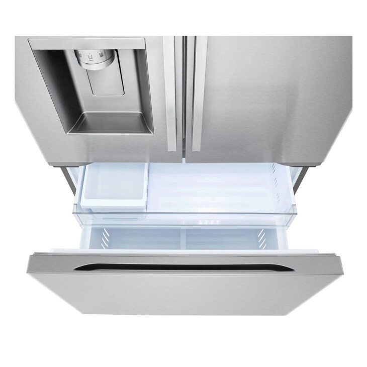 36" LG 24 Cu. Ft. Counter-Depth 3-Door French Door Refrigerator - LF24Z6330S