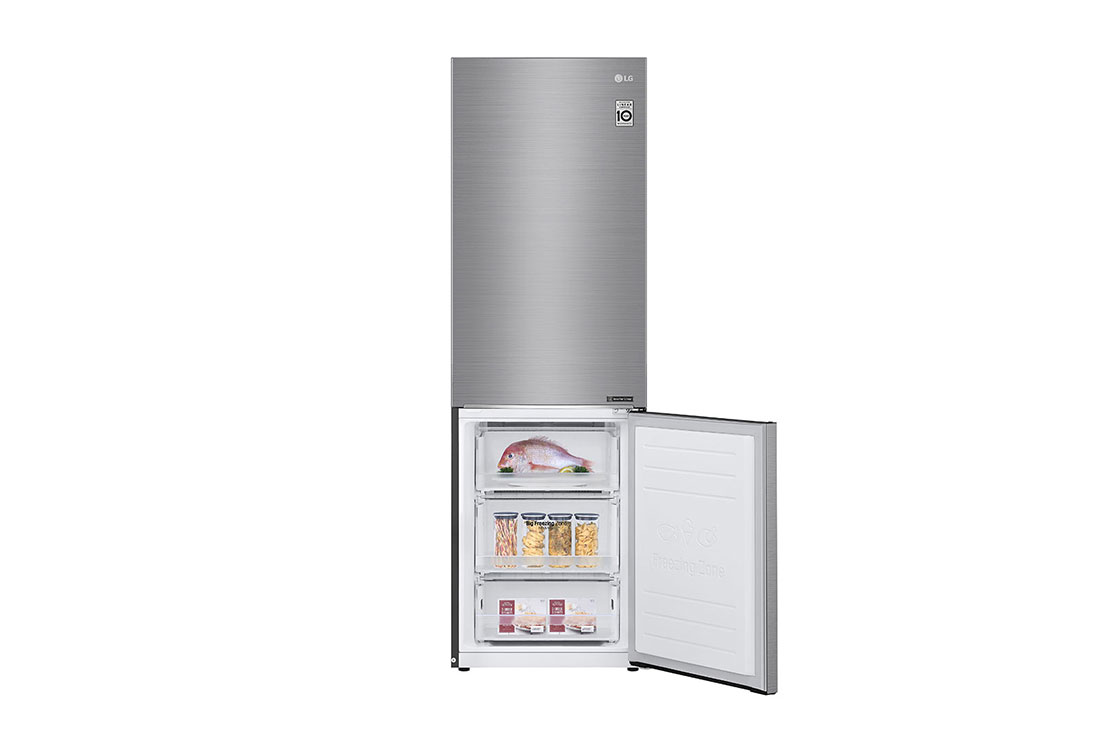 24" LG 12 cu. ft. Counter Depth Bottom Freezer Refrigerator with Door Cooling  - LBNC12231V