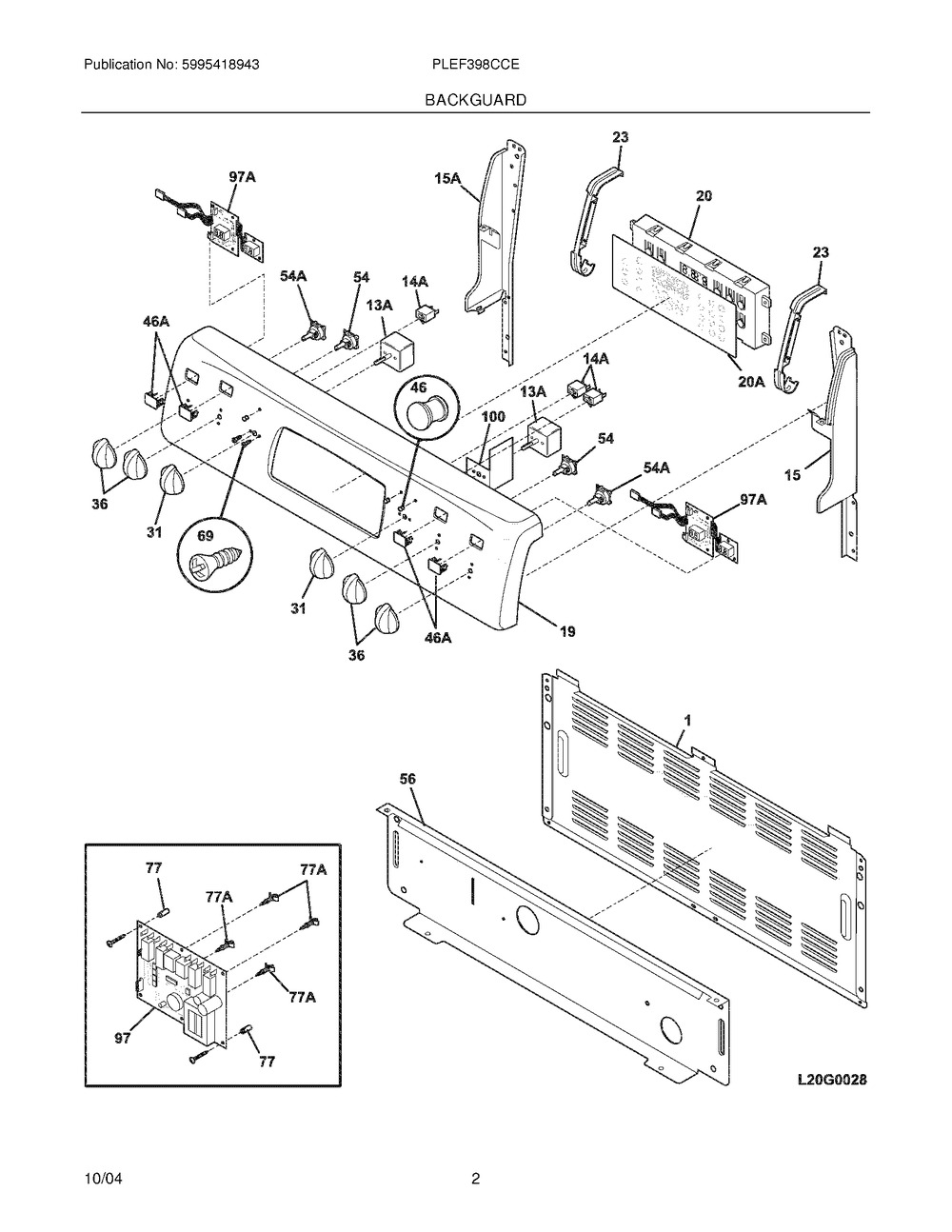 316239601KIT - Genuine OEM Frigidaire Range Surface Element Switch