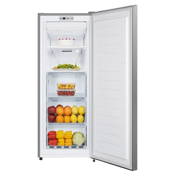 FV06C7ASE - Hisense 6.0 cu ft. Stainless Steel Look Convertible Upright Fridge or Freezer, Frost Free