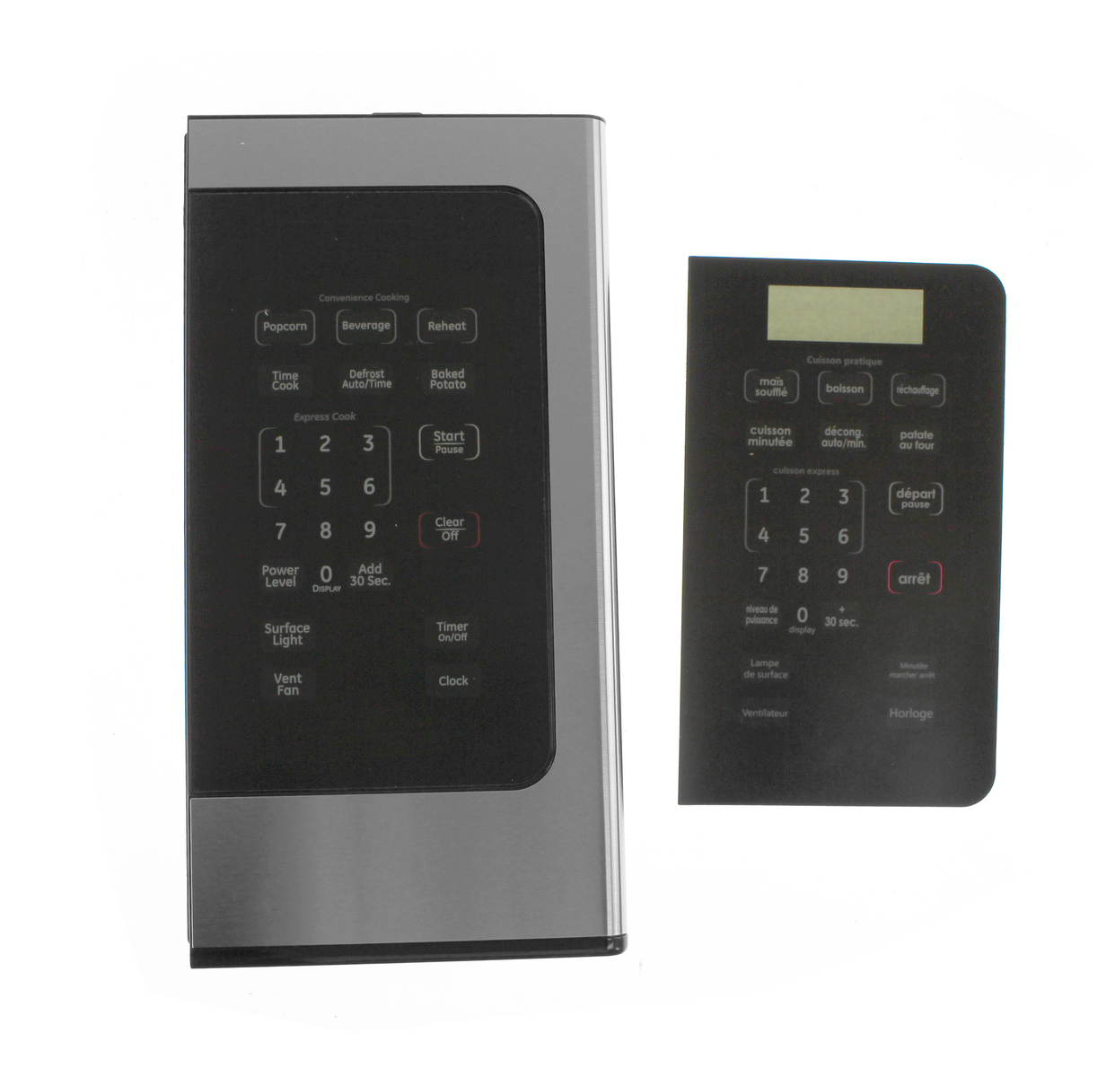 WG02F05282 - Genuine OEM GE Microwave Control Panel Assembly, Stainless