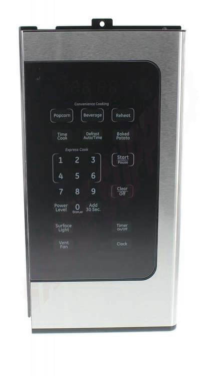 WG02F05313 - Genuine OEM GE Microwave Control Panel Assembly, Stainless