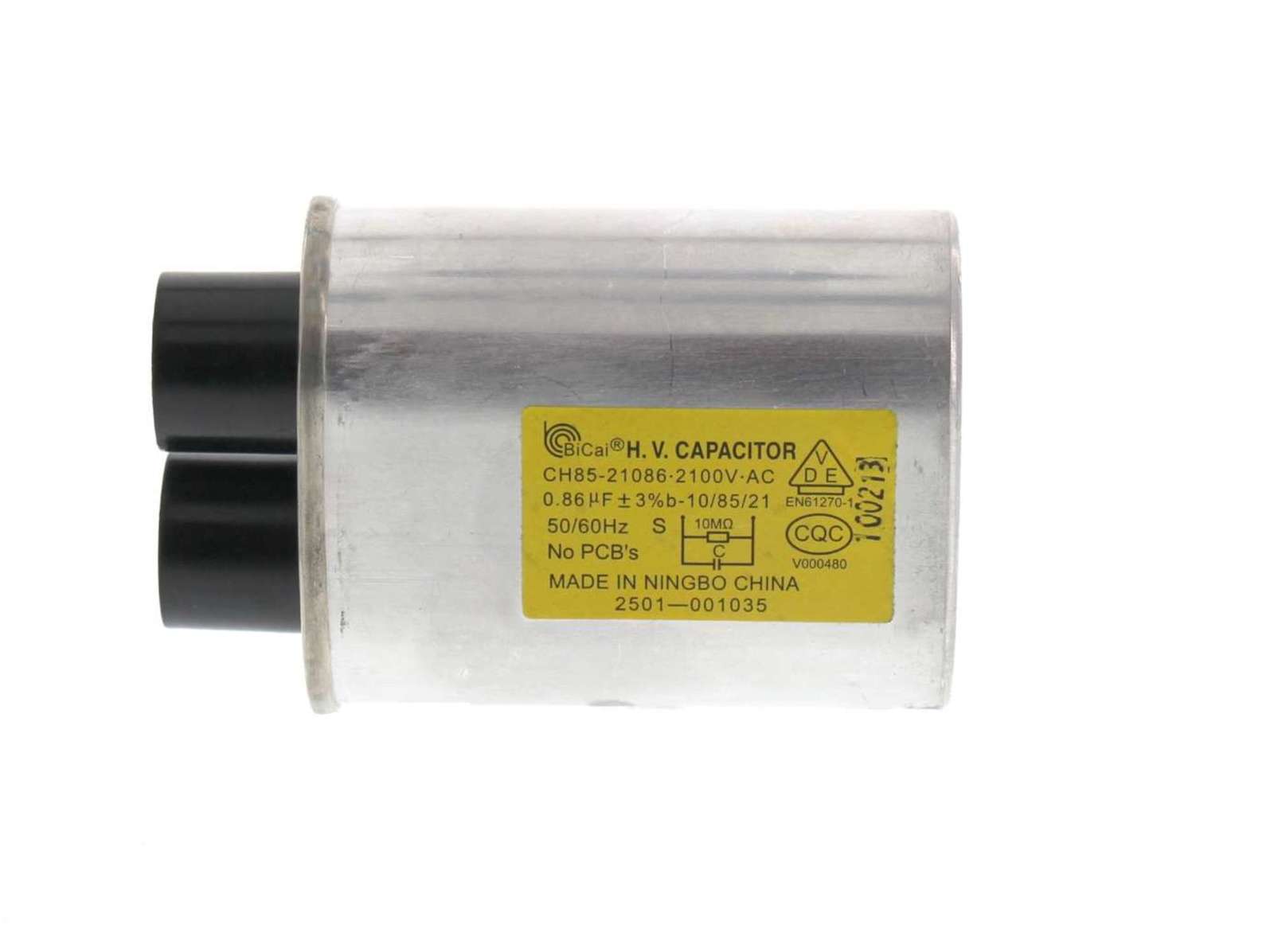 WG02L01891 - Genuine OEM GE Microwave Capacitor