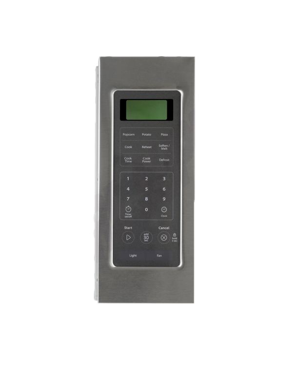 W10443378 - Genuine OEM Whirlpool Microwave Control Panel Assembly, Stainless