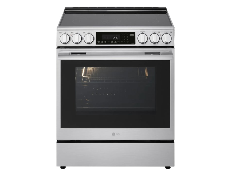 30" LG 6.3 Cu. Ft. Smart Electric Slide-in Range with InstaView ProBake Convection and Air Fry - LSEL6337XE