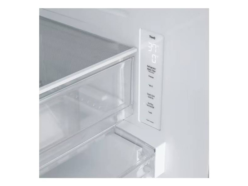 33" LG 25 Cu. Ft. 3 Door French Door Refrigerator with Hybrid Handle - LF25H6330S