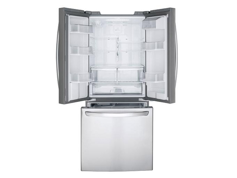 30" LG 21.8 cu.ft. Capacity French Door Refrigerator with Water dispenser  - LRFWS2200S