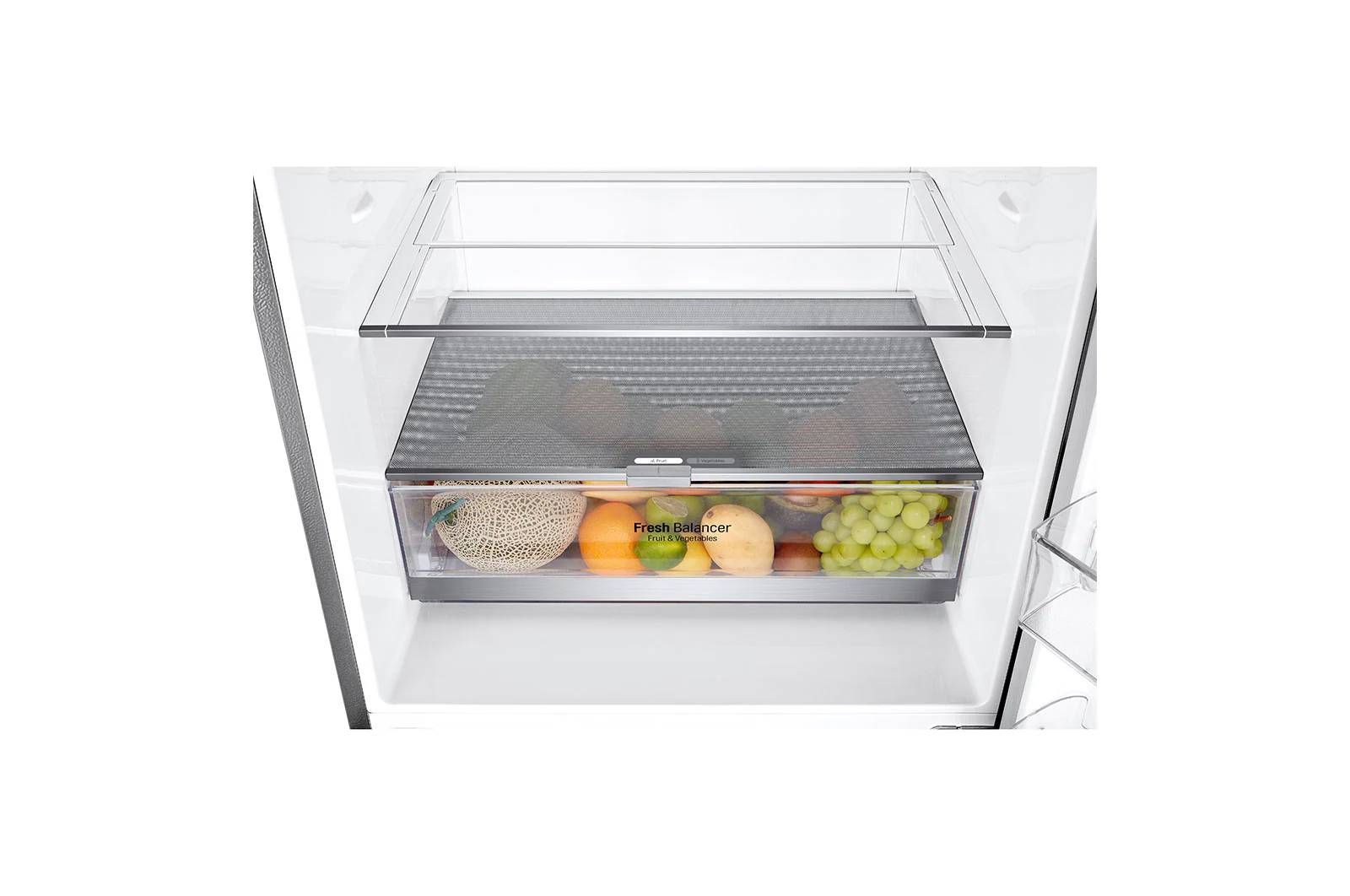 28" LG 15 Cu. Ft. Counter-Depth Bottom-Freezer Refrigerator - LBNC15251V