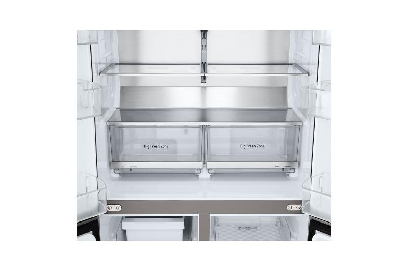 36" LG French 4-Door Counter-Depth Refrigerator with Ice Maker - LF24C8200S