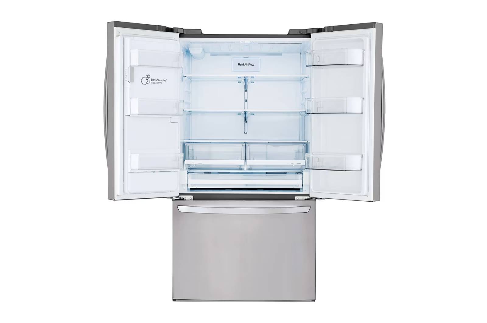 36" LG 28 Cu. Ft. French Door Refrigerator with Slim SpacePlus Ice  - LRFS28XBS