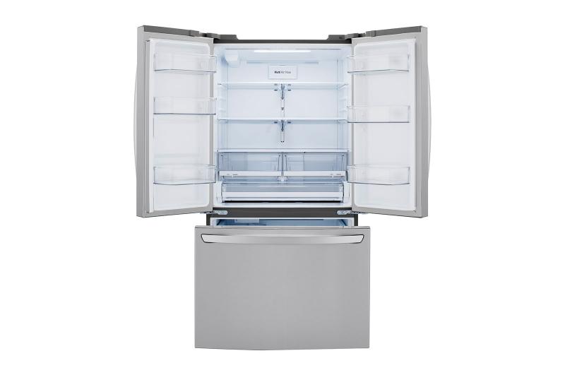 36" LG 29 Cu. Ft. Smart French Door Refrigerator in Smudge Resistant Stainless Steel - LRFCS29D6S