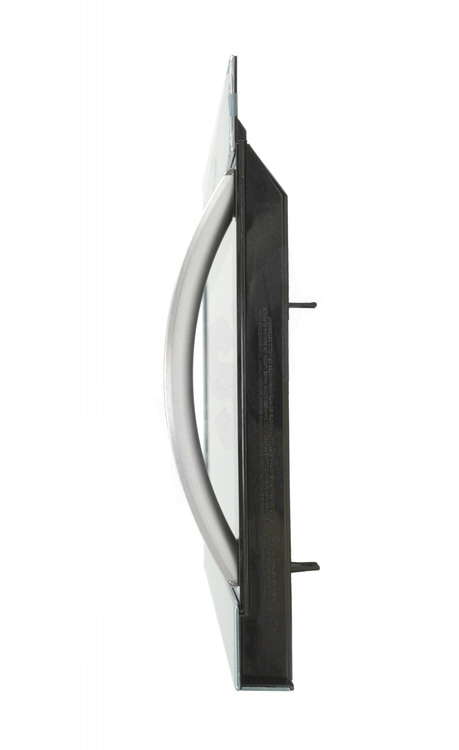 W11173813 - Genuine OEM Whirlpool Microwave Door Assembly, Stainless