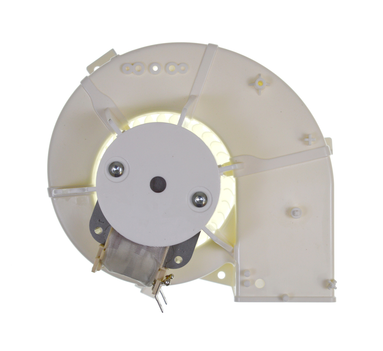 W11344874 - Genuine OEM Whirlpool Microwave Fan Blower Motor Assembly