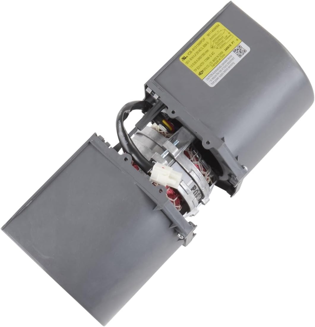 W11441128 - Genuine OEM Whirlpool Microwave Hood Fan Motor
