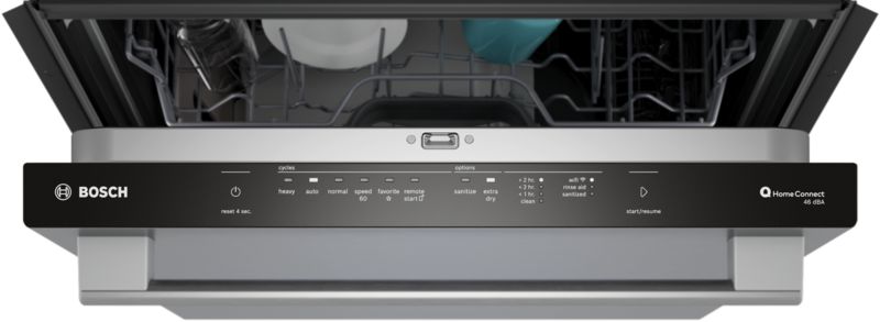 24" Bosch 300 Series Built-in Dishwasher Stainless Steel Anti-fingerprint - SHX53DM5N