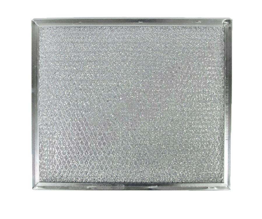 WG02F05523 - Genuine OEM GE Microwave Range Hood Aluminum Grease Filter, 8-7/8" x 10-1/2" x 3/32"