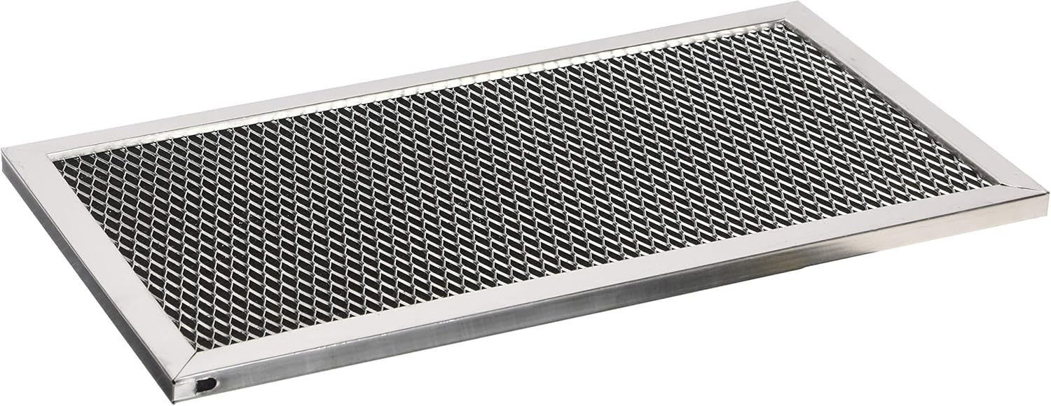 W10112514A - Genuine OEM Whirlpool Microwave Range Hood Charcoal Odour Filter, 11-1/16" x 6-1/4" x 5/16"