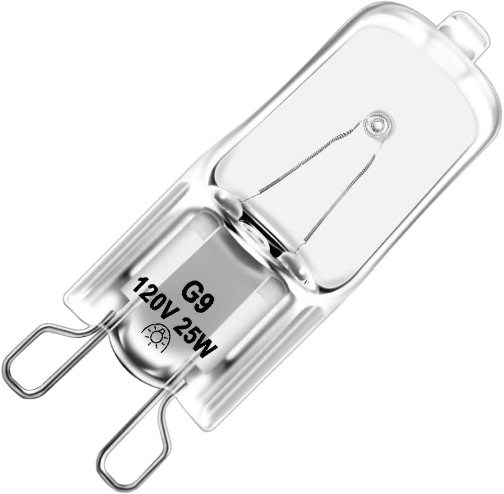 W10709921 - Genuine OEM Whirlpool Microwave Halogen Light Bulb, 25W/120V