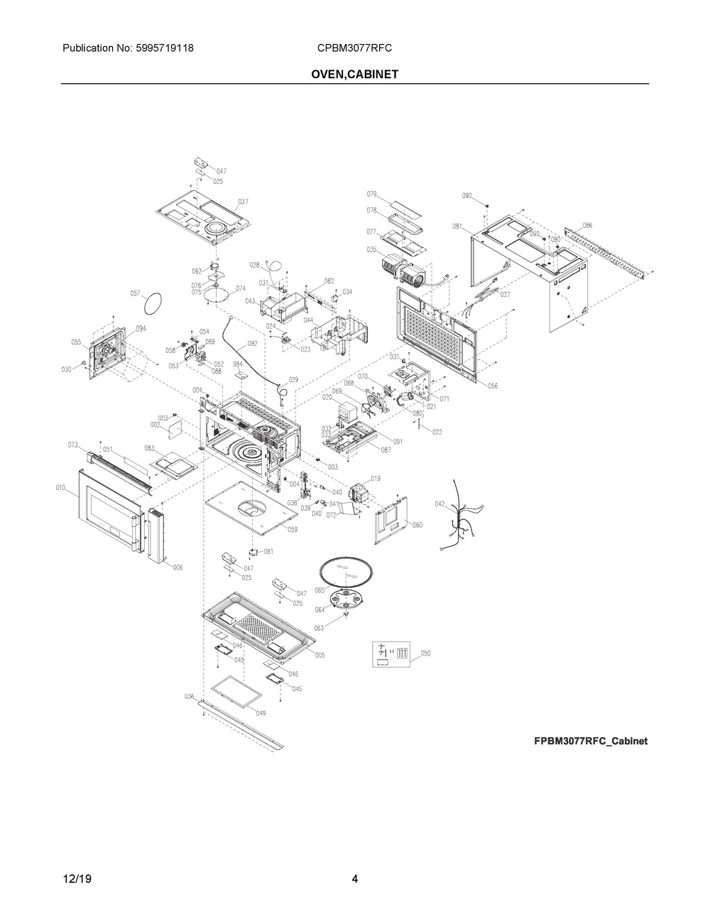 5304493801 - Genuine OEM Frigidaire Over-The-Range Microwave Magnetron