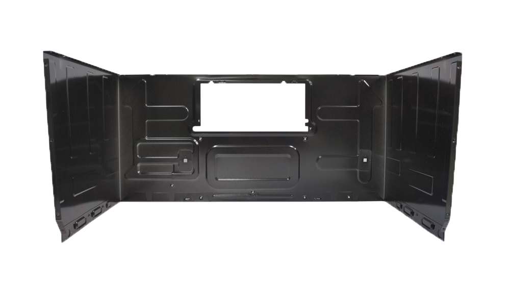 W10845689 - Genuine OEM Whirlpool Microwave Cabinet Wrapper, Black
